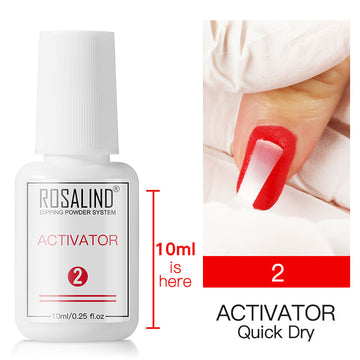 ROSALIND Dip Powder set Nail kit Glitter Holographic powder Nail Art Decorations For Natural Dry Nail Dust No Need Cured Lamp